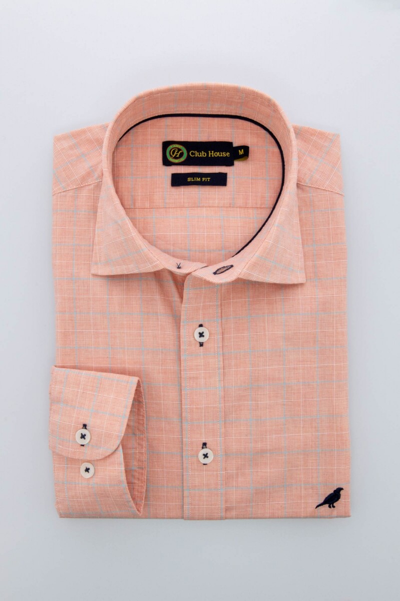 Camisa Short collar Fantasia - Amber 