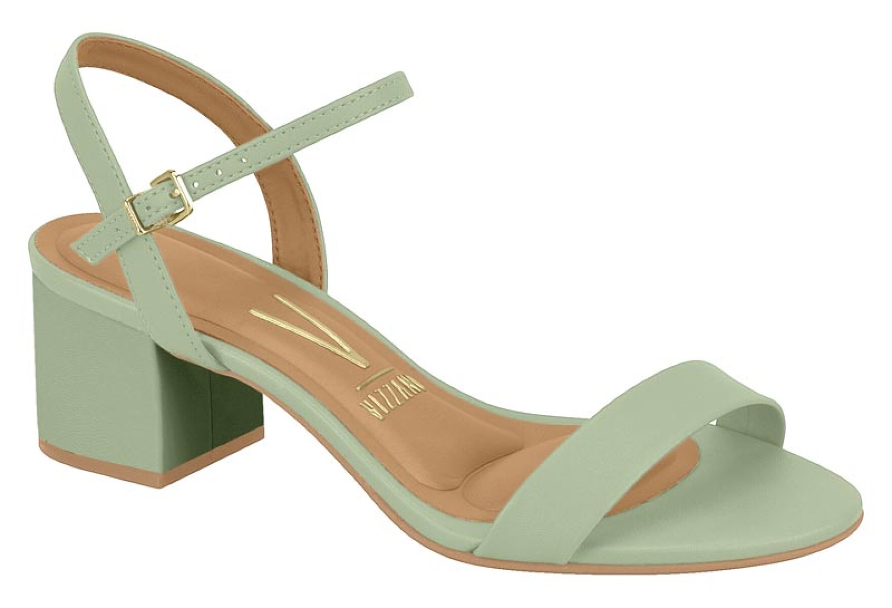 Sandalia Vizzano Taco Bajo de Mujer - 6291.900-8389 - Verde Luna 