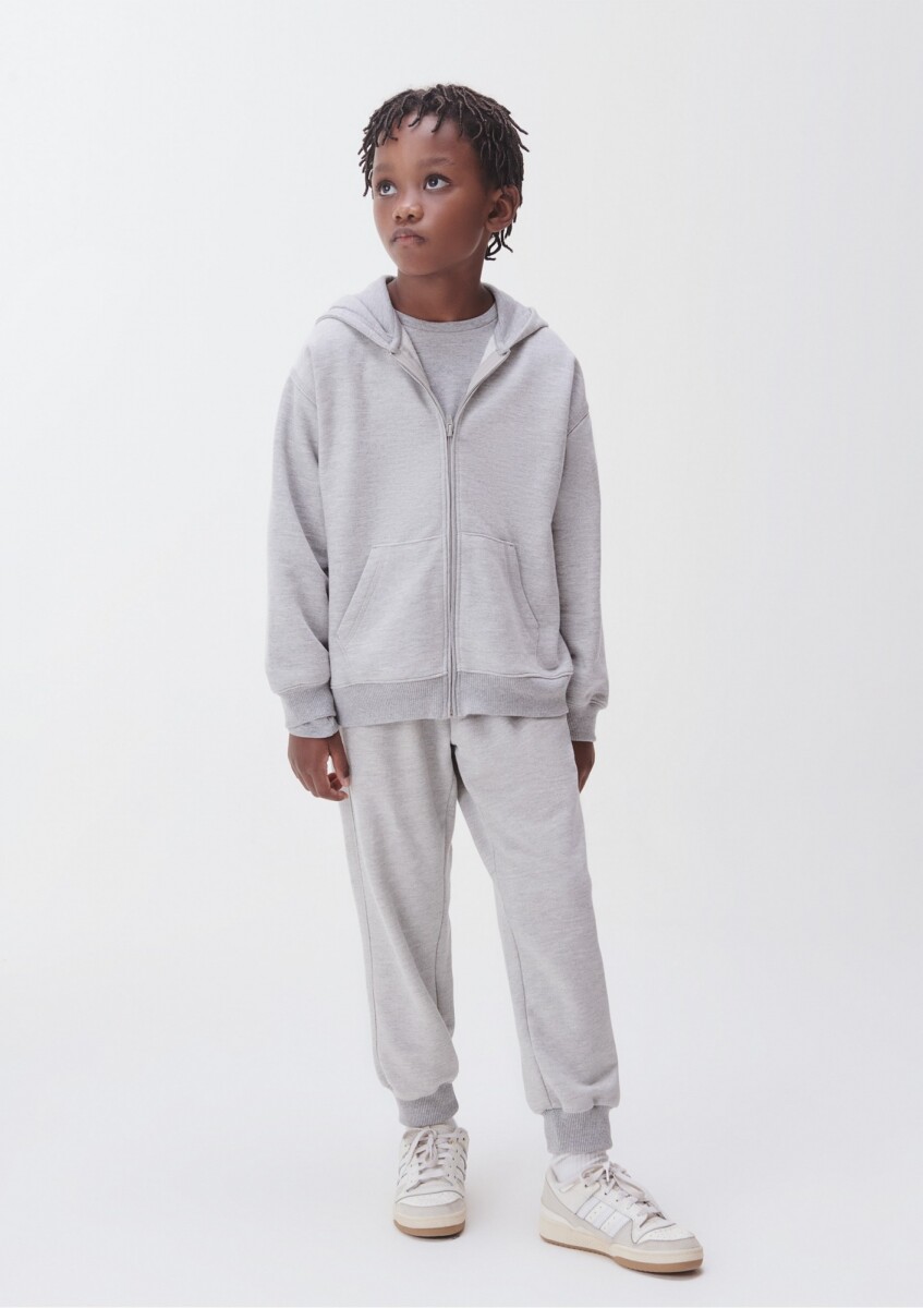 JAQUETA UNISSEX - CINZA MESCLA 