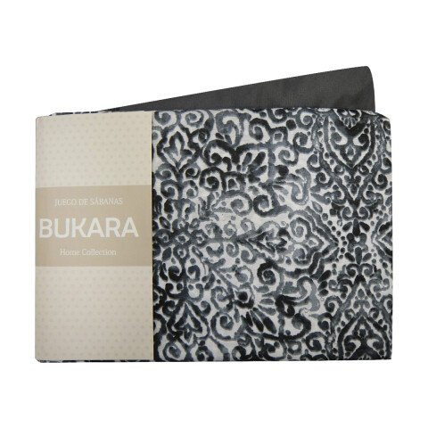 Juego Sábanas 1 Plaza Bukara 100% Microfibra 246