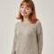 Sweater Needle Gris Melange