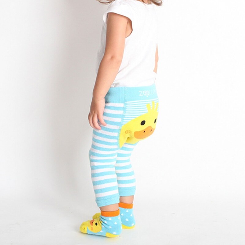 LEGGIN Legging & Socks Set - Puddles The Duck (6-12m)
