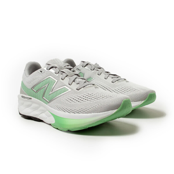 NB W 520 LE9 - NEW BALANCE GRIS/VERDE