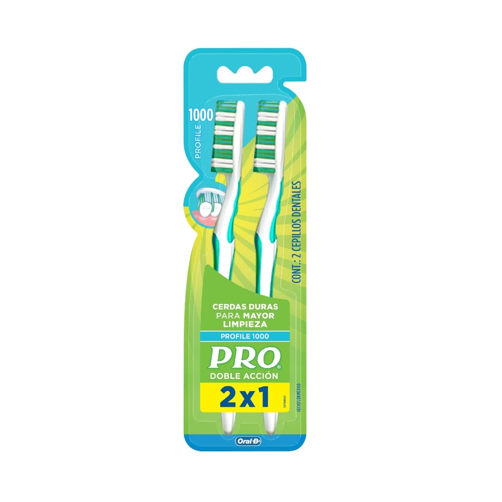 ORAL-B CEPILLO PRO DOBLE ACCION PROF 2X1