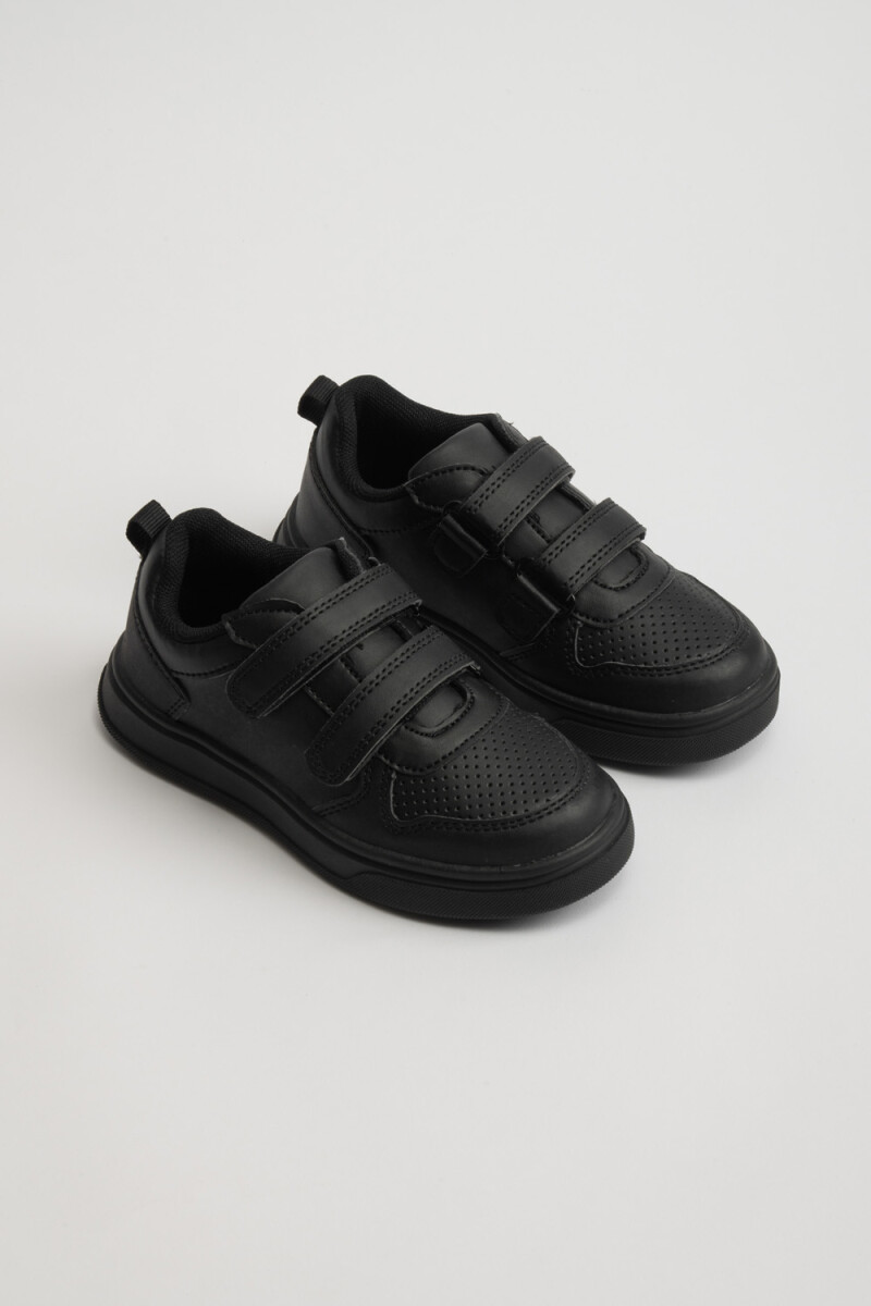 Zapatilla Velcro - Negro 