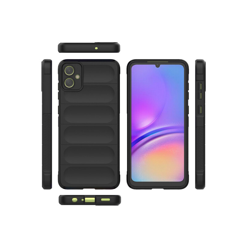 Protector Samsung Galaxy A05 engomado con textura color negro Protector Samsung Galaxy A05 Engomado Con Textura Color Negro