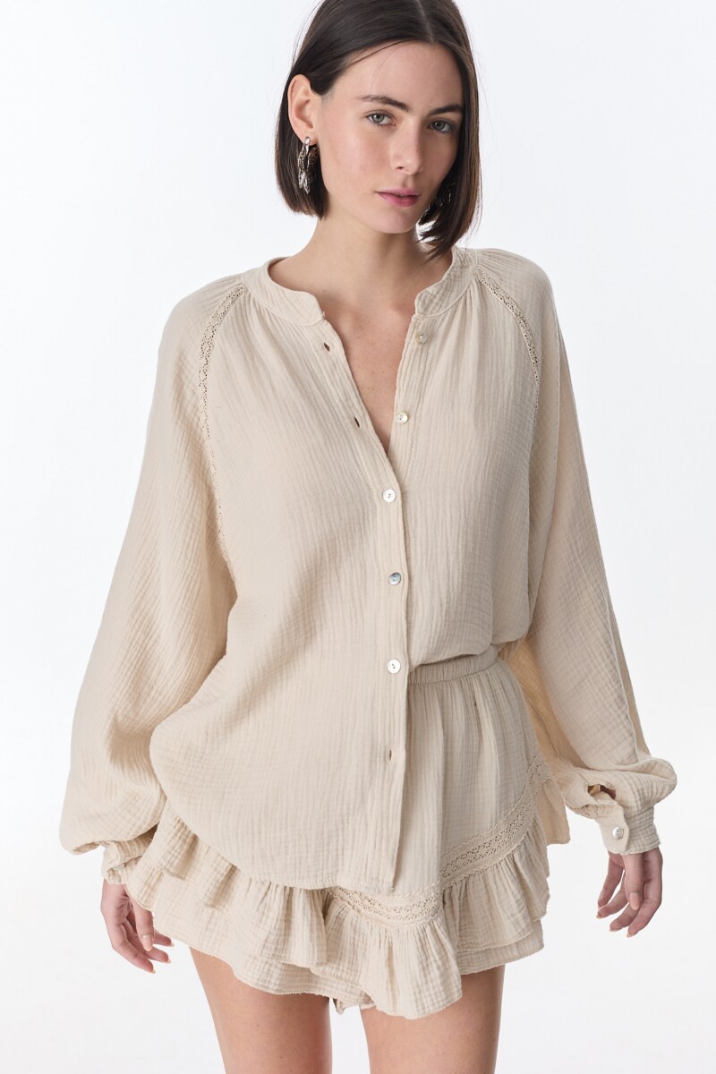 Camisa Kai - Beige 