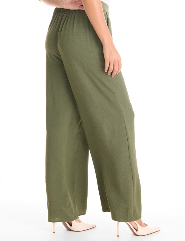 Palazzo Wide Leg Pinzas VERDE