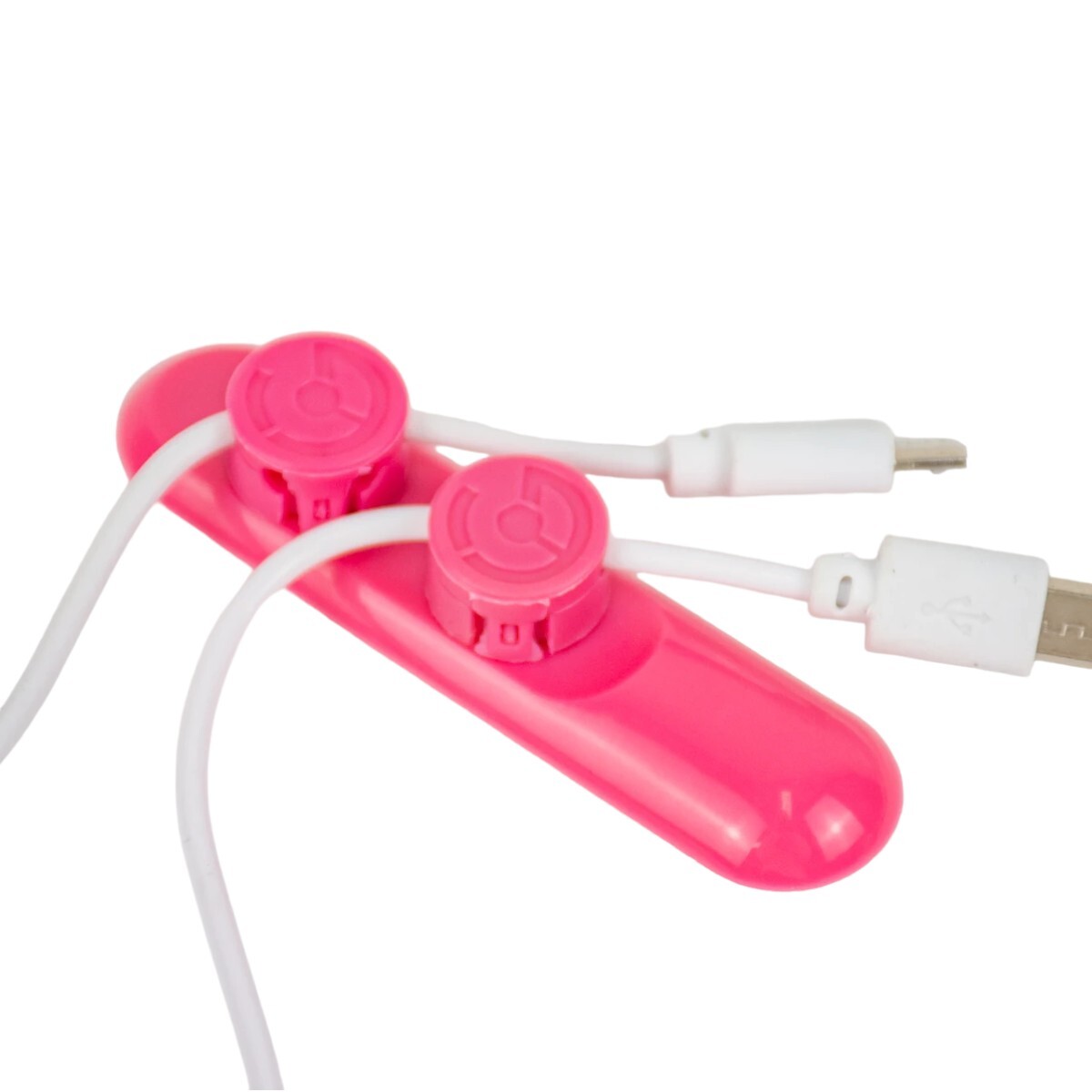 Identificador organizador de cables - Rosado 