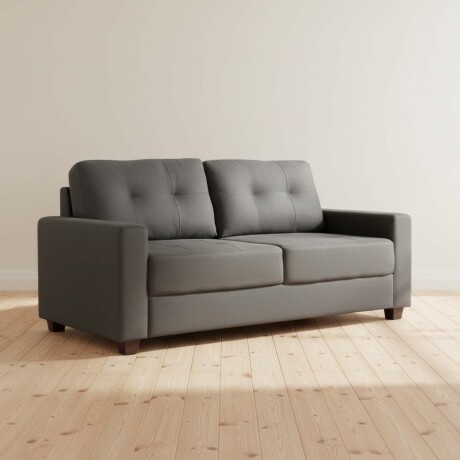 SILLÓN 3 CUERPOS TELA GRIS PIRIA GRIS OSC