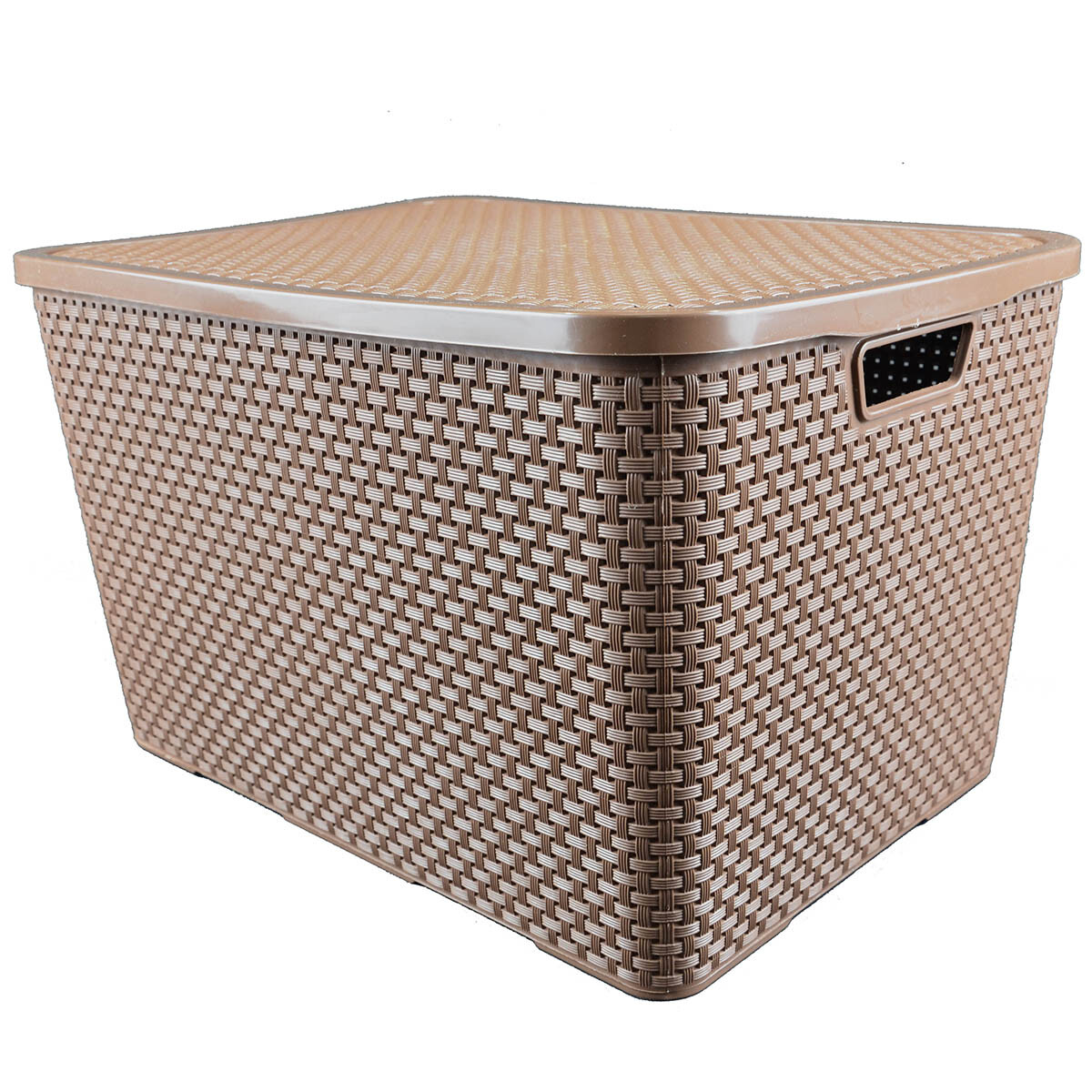 Caja ratán 40 lts - MARRON 