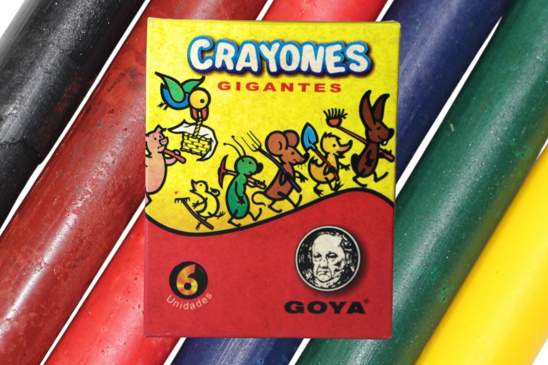 CRAYOLA GIGANTE 6 COLORES 
