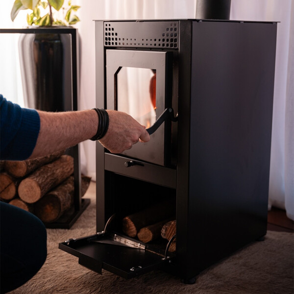 Calefactor a leña Heros (140m3) PracticAll Calefactor a leña Heros (140m3) PracticAll