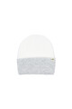 Gorro tejido de invierno combinado Blanco