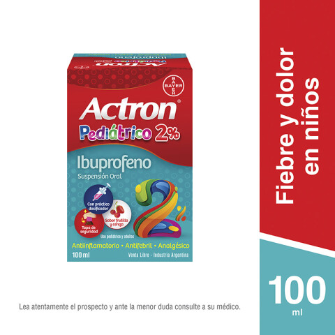 Actron pedátrico suspensión oral 100 ml 2%