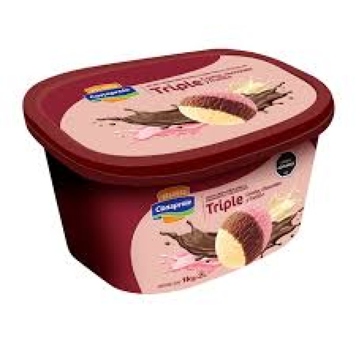 HELADO CONAPROLE 2L TRIPLE CREMA CHOCO FRUTILL 
