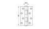 Bisagra codo para puerta 926.25.803 Bisagra Codo Para Puerta 926.25.803