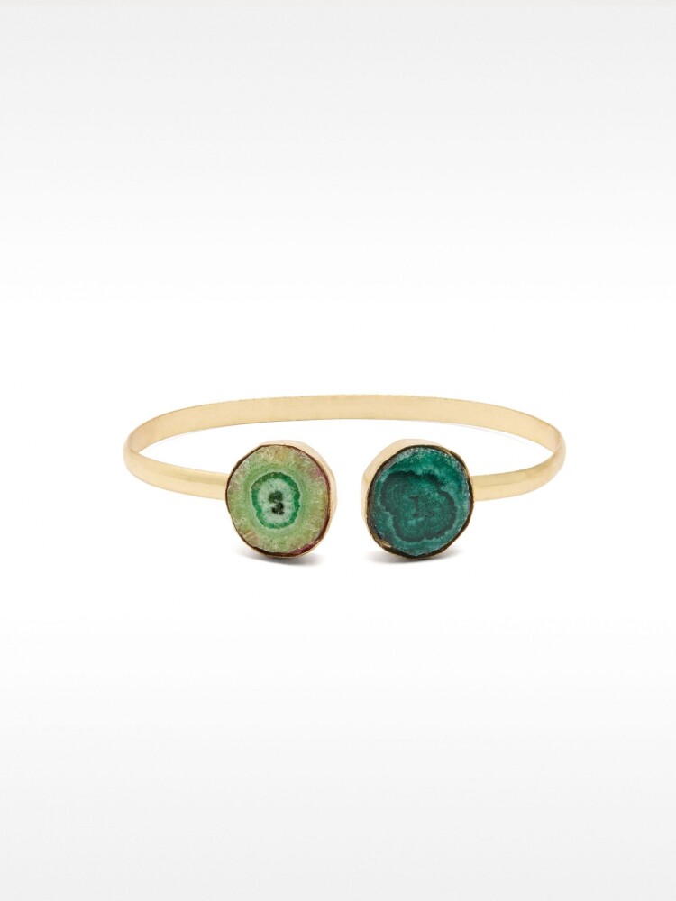 Pulsera De Brass Con Piedras azul