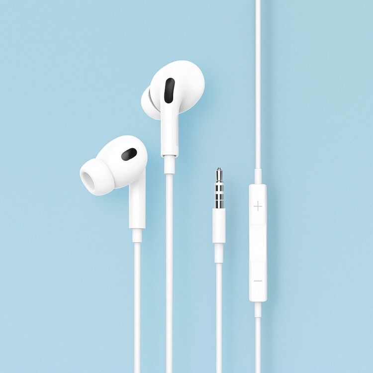 AURICULAR MANOS LIBRES USAMS 3.5MM Blanco