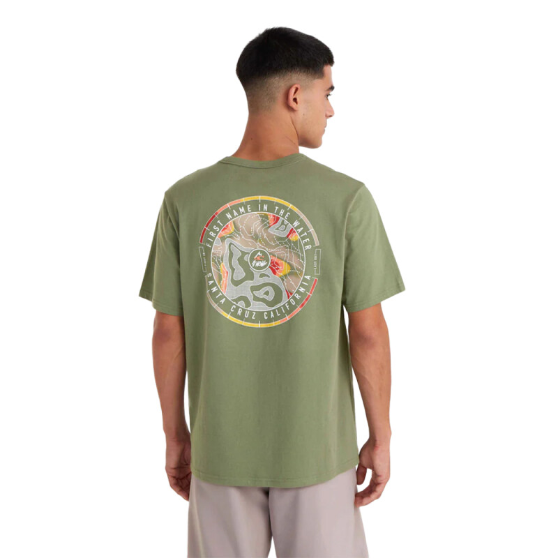 Remera Mc Oneill Trvlr Back Print - Verde Remera Mc Oneill Trvlr Back Print - Verde