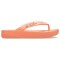 Ojotas Crocs Classic Flip Platform Naranja