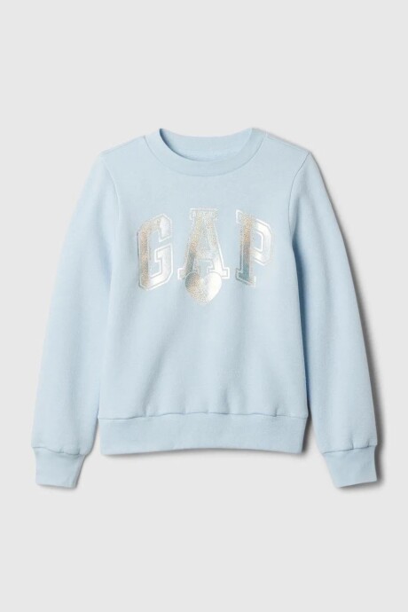 Buzo Deportivo Logo Gap Niña Cerulean Blue 402