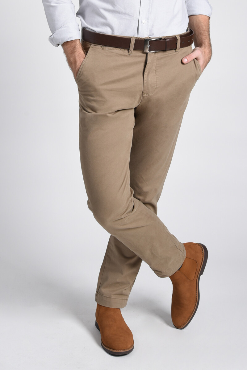 Pantalón clásico Beige