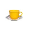 Taza te con plato La pollera 200 ml OXFORD Taza te con plato La pollera 200 ml OXFORD