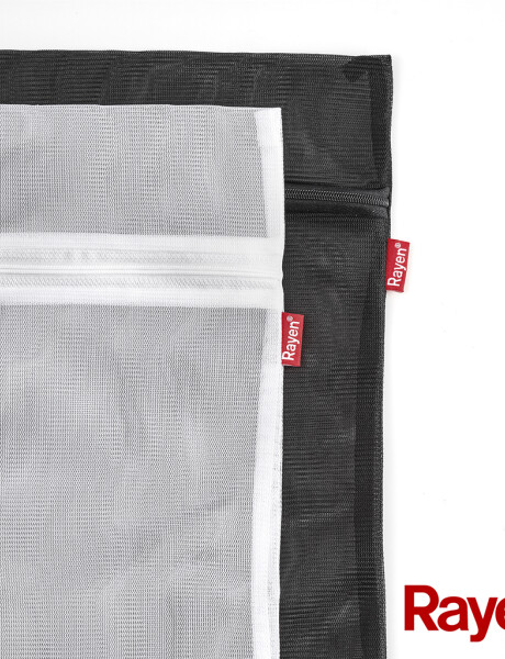 SET 2 BOLSAS P/ LAVADORA/SECADORA BLANCA-NEGRA 44x35CM RAYEN SET 2 BOLSAS P/ LAVADORA/SECADORA BLANCA-NEGRA 44x35CM RAYEN