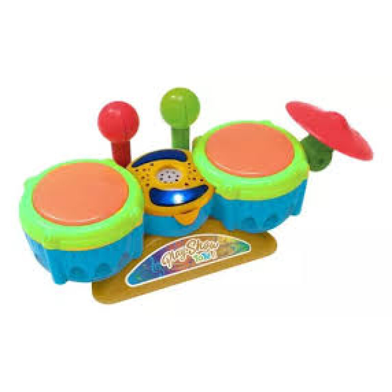 Batería Infantil Musical C/ Luces Y Sonidos Calesita Multicolor Batería Infantil Musical C/ Luces Y Sonidos Calesita Multicolor