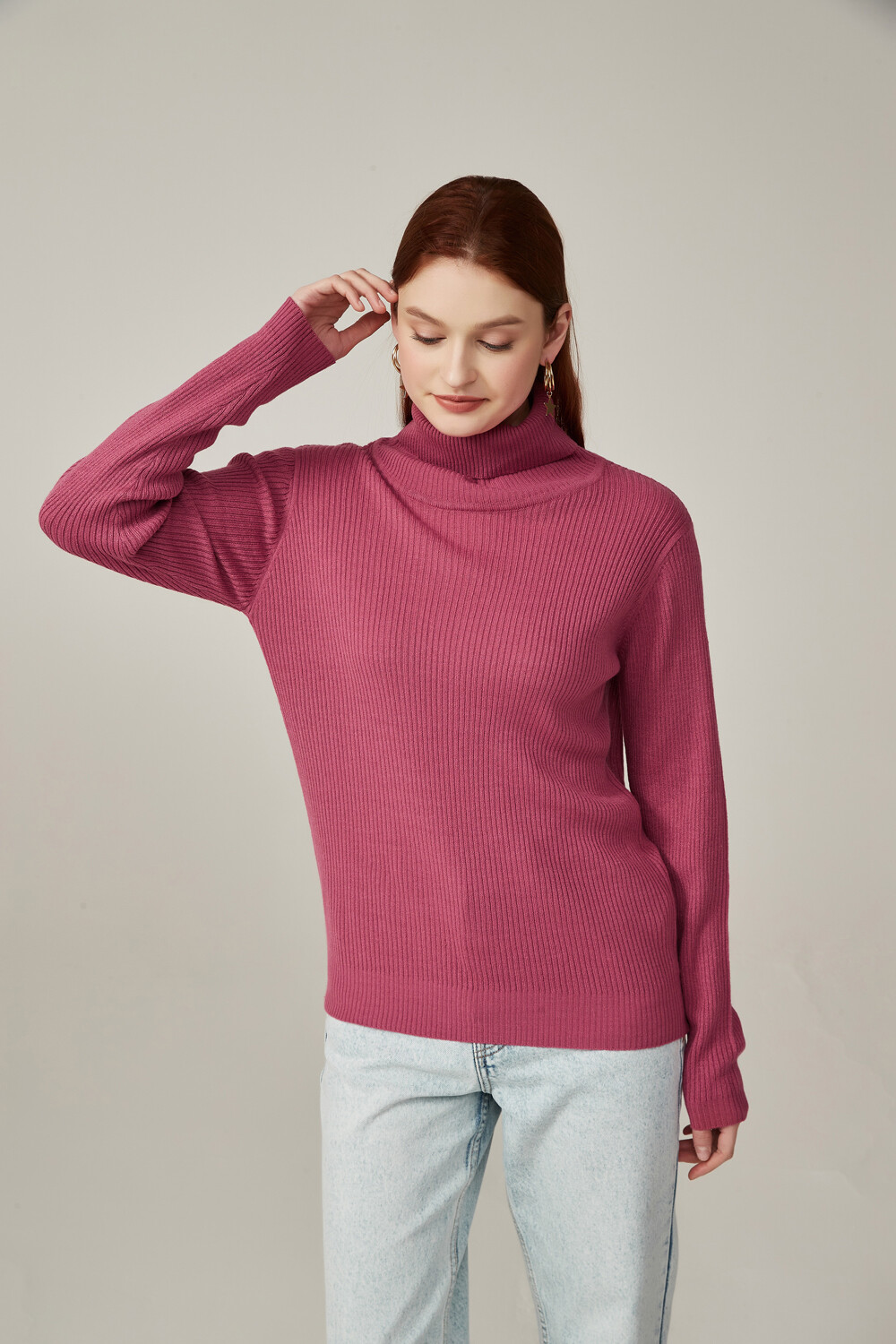 Polera Fairview Bordeaux Claro