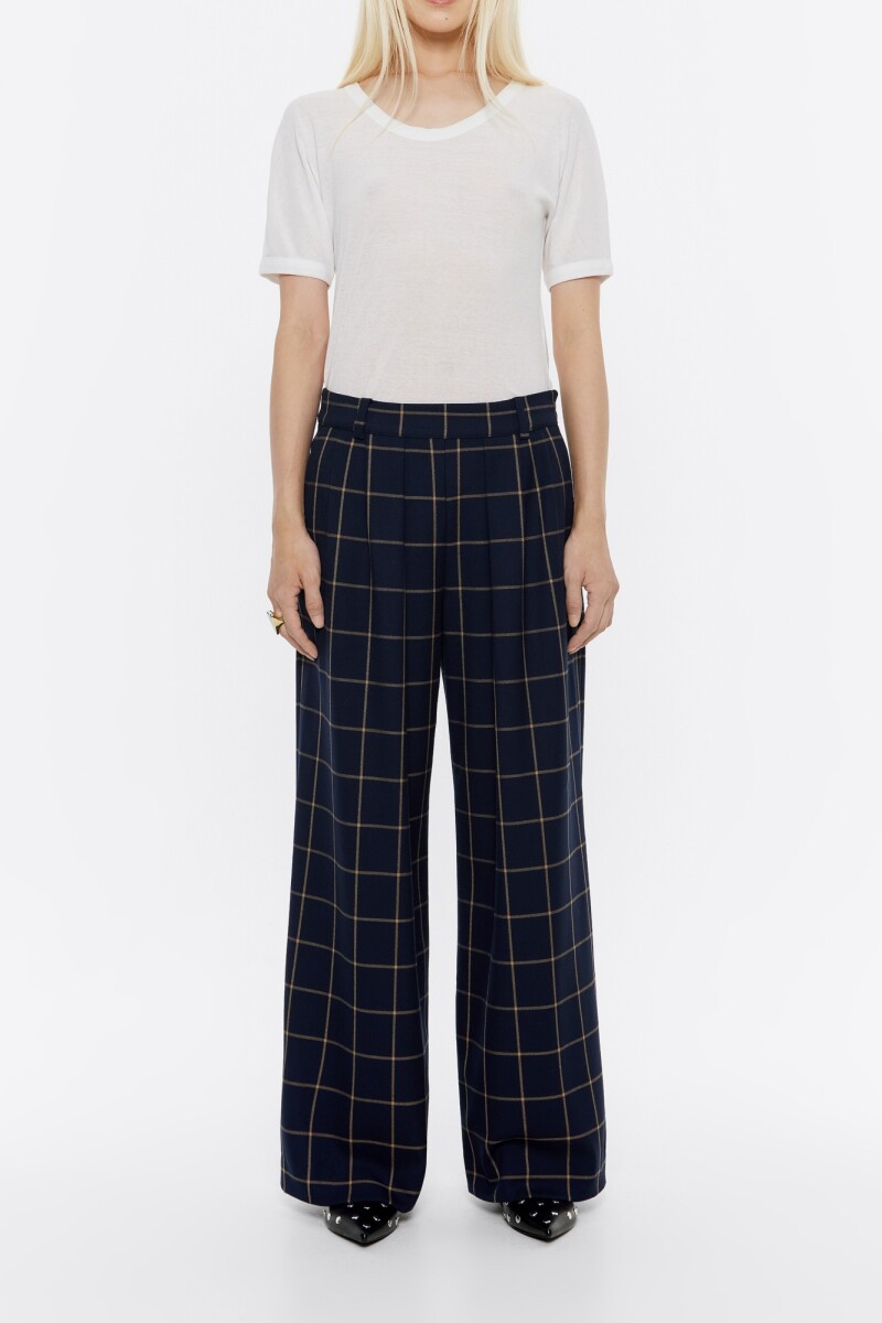 PANTALÓN CAMPANA CUADROS 