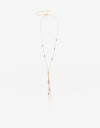 Collares Largos Perla Collar Largo Corbatero Perla Sintética - Dorado