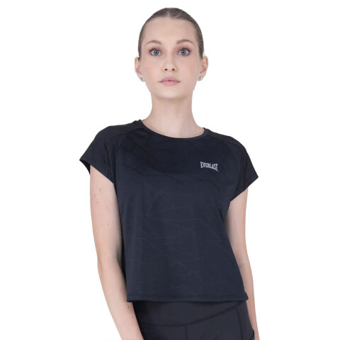 TSHIRT FEM POLY/SPX EVERLAST JACQUARD BK W6 M BK