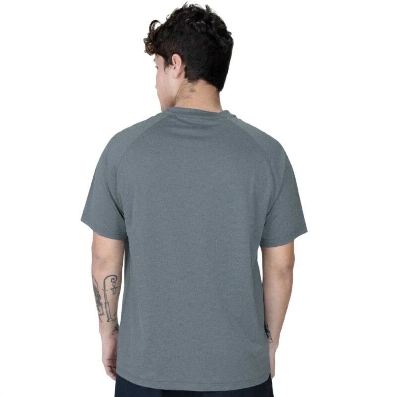 TSHIRT MEN POLY/SPX EVERLAST FALCON BK L CH