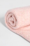 Bufanda tejida rosa