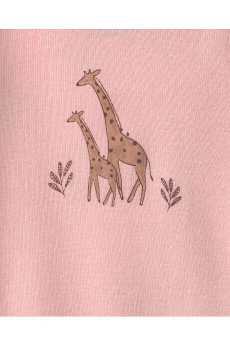 Pack cuatro bodies de algodón, diseño safari Sin color