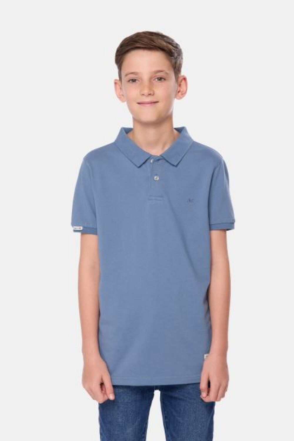 REMERA POLO DE ALGODÓN PIQUÉ Piedra