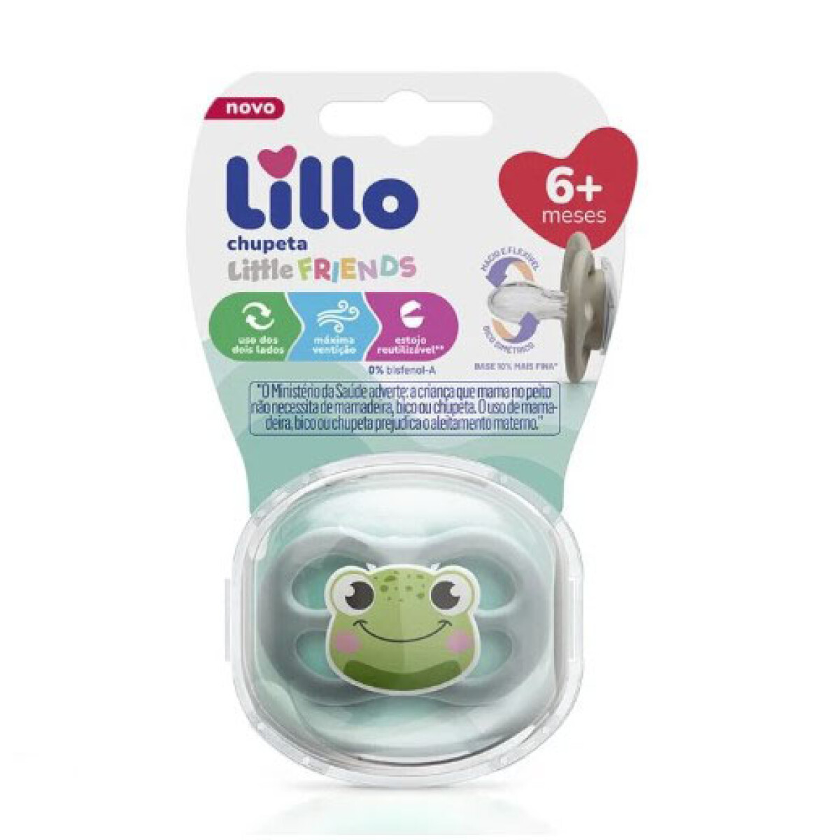 Lillo chupete Little Friends - Sapito 6+m 