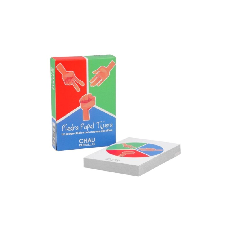 Juego de cartas Piedra papel Tijera Juego de cartas Piedra papel Tijera