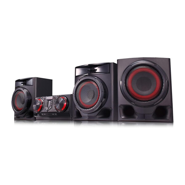 Minicomponente Lg Cj45 Xboom MINICOMPONENTE LG XBOOM CJ45 NEGRO ROJO