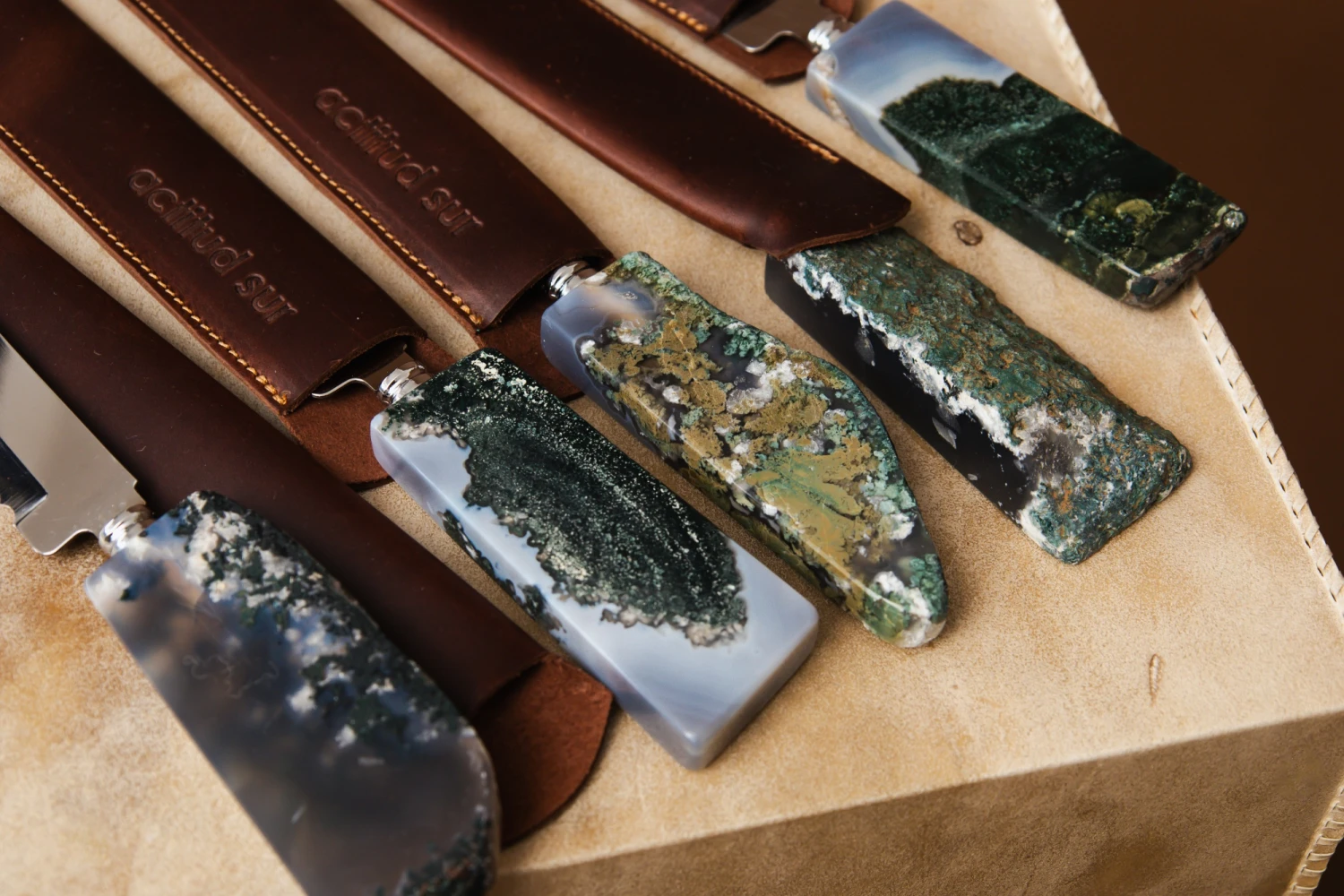 Rustic Stone Bread Knife