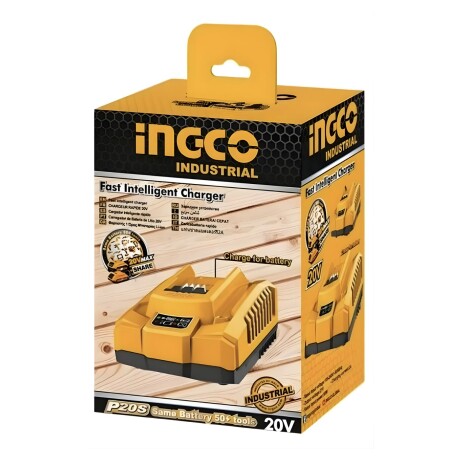 Cargador Rápido Para Batería Ingco 20volt 4 Amp Fcli20411 Cargador Rápido Para Batería Ingco 20volt 4 Amp Fcli20411