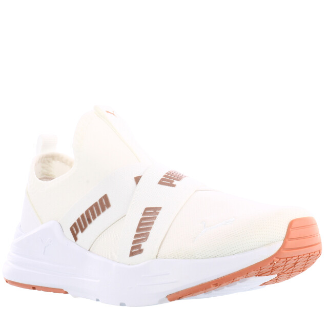 Championes de Mujer Puma Wired Run Slipon Wns Blanco - Dorado