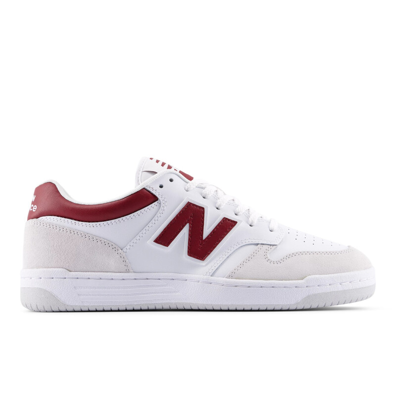 New Balance Calzado Court Blanco-bordo