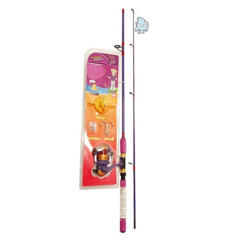 Combo de Pesca Challenger para Niña 1.80 m + Reel 1BB + Accesorios+Juego CHALLENGER PESCA P/NIÑA 1.80MTS + RELL 1BB + ACC+JUEGO