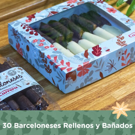 30 Cigarrillos Barceloneses Bañados y Rellenos 000