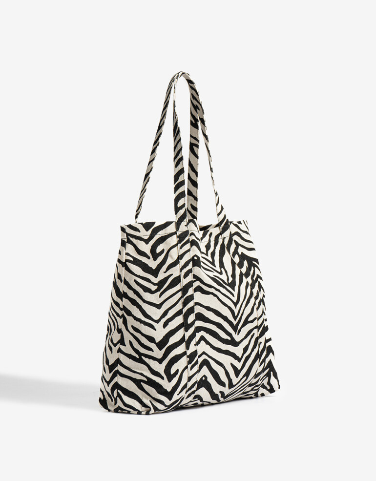 Bolsas reutilizables Tote Bag Animal Print - Combinacion Bicolor