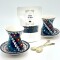 Set de té para dos personas cerámica Negro
