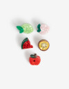 Broches Sets Frutas Set De Mini Broches Frutas - Combinacion Multicolor